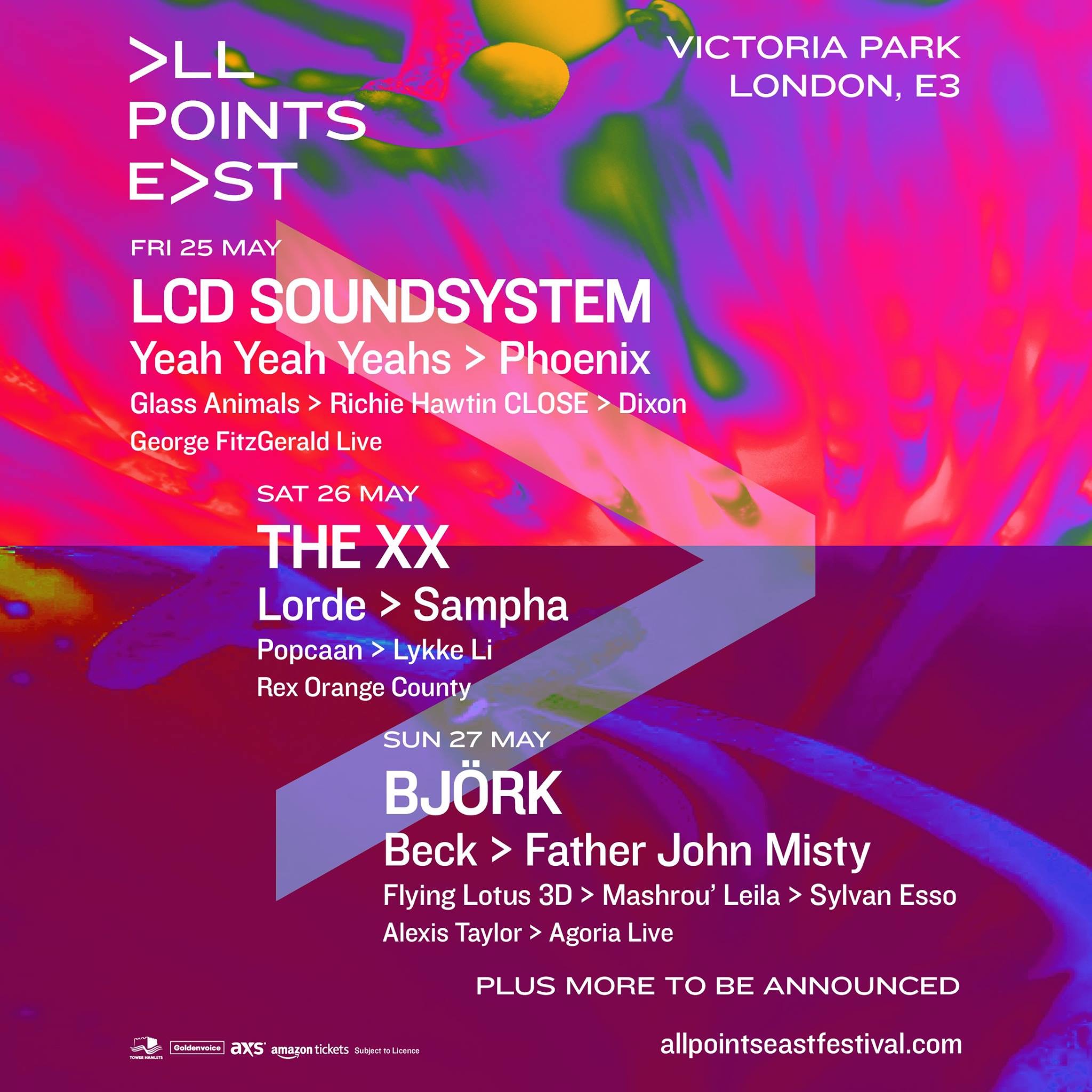 Björk, Lorde, LCD Soundsystem and many more announced for London's