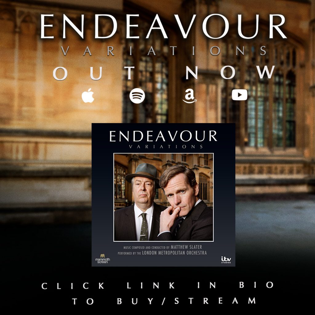 Major TV and Movie composer Matthew Slater Releases Endeavour